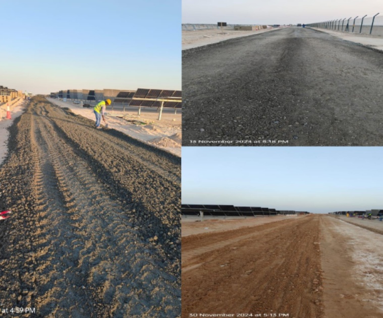 MVPS FOUNDATION WORKS – L&T AT 1800 MW DEWA VI SOLAR PARK